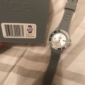 Ice Watch Grey Silicone New